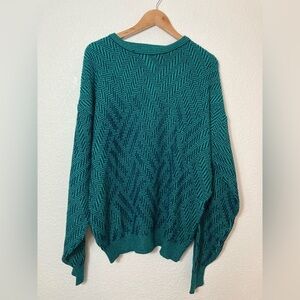 Vintage Men’s Store TALL XL crewneck sweater 100% acrylic geometric